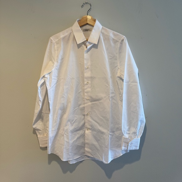 Valentino White Dress Shirt - Size 40 - Made in Italy - Picture 1 of 6